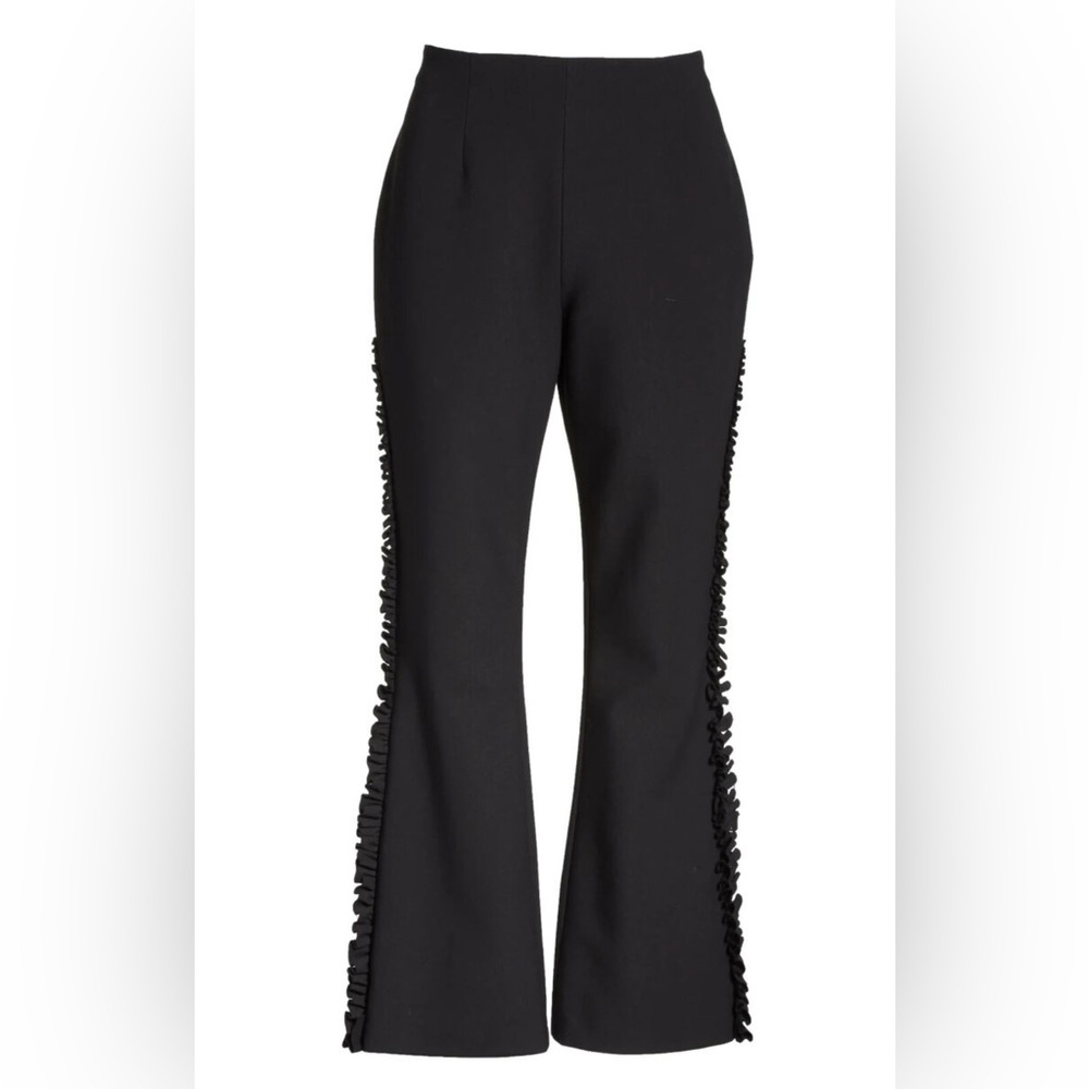 Cinq A Sept Yael Ruffle-Trim Crop Pants❤️